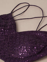 Thumbnail for House of Panchhi Lavender Organza Floral Printed Lehenga choli & Dupatta - Distacart