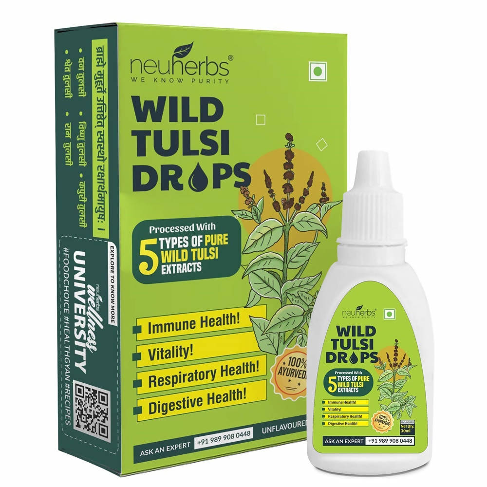 Neuherbs Wild Tulsi Drops - Distacart