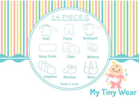 Thumbnail for My Tiny Wear Full Sleeves New Born Baby Gift Set - Dino Print - Distacart