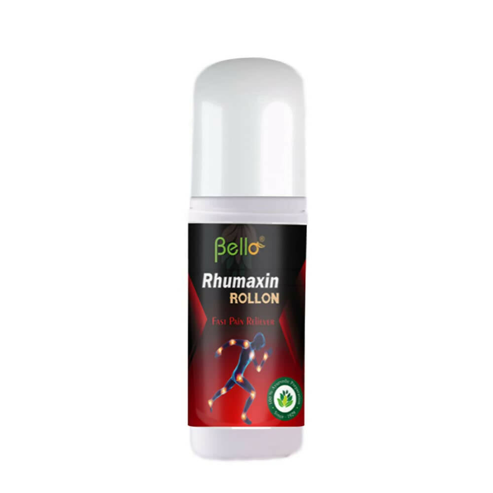 Bello Herbals Rhumaxin Rollon for Fast Herbal Pain Relief Liniment - Distacart