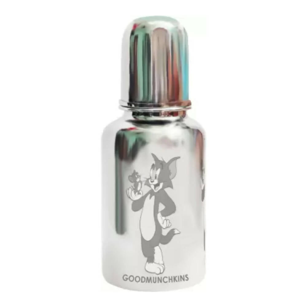 Goodmunchkins Stainless Steel Feeding Bottle 304 Grade Steel, Jointless, BPA Free, Rustfree Bottle For Kids 300ml - Distacart