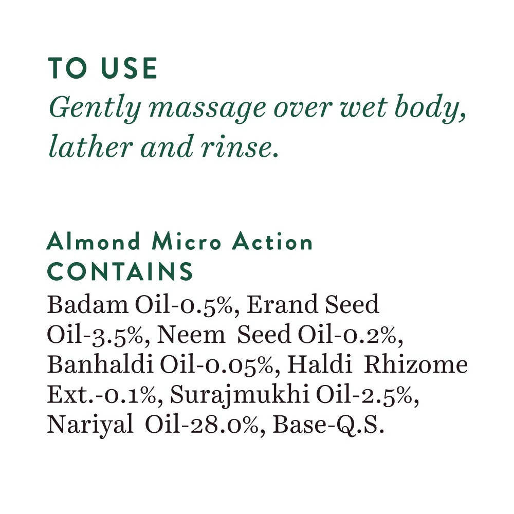Biotique Advanced Ayurveda Bio Almond Ultra Rich Body Wash - Distacart