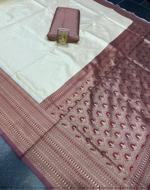 Vamika Weaving Banarasi Jacquard chiku Kanjivaram Saree - Distacart