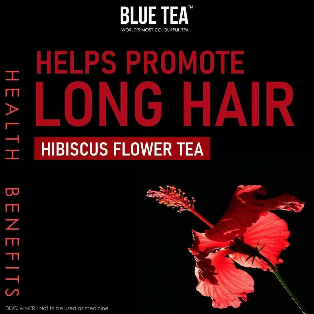 Blue Tea Organic Hibiscus Green Tea - Distacart