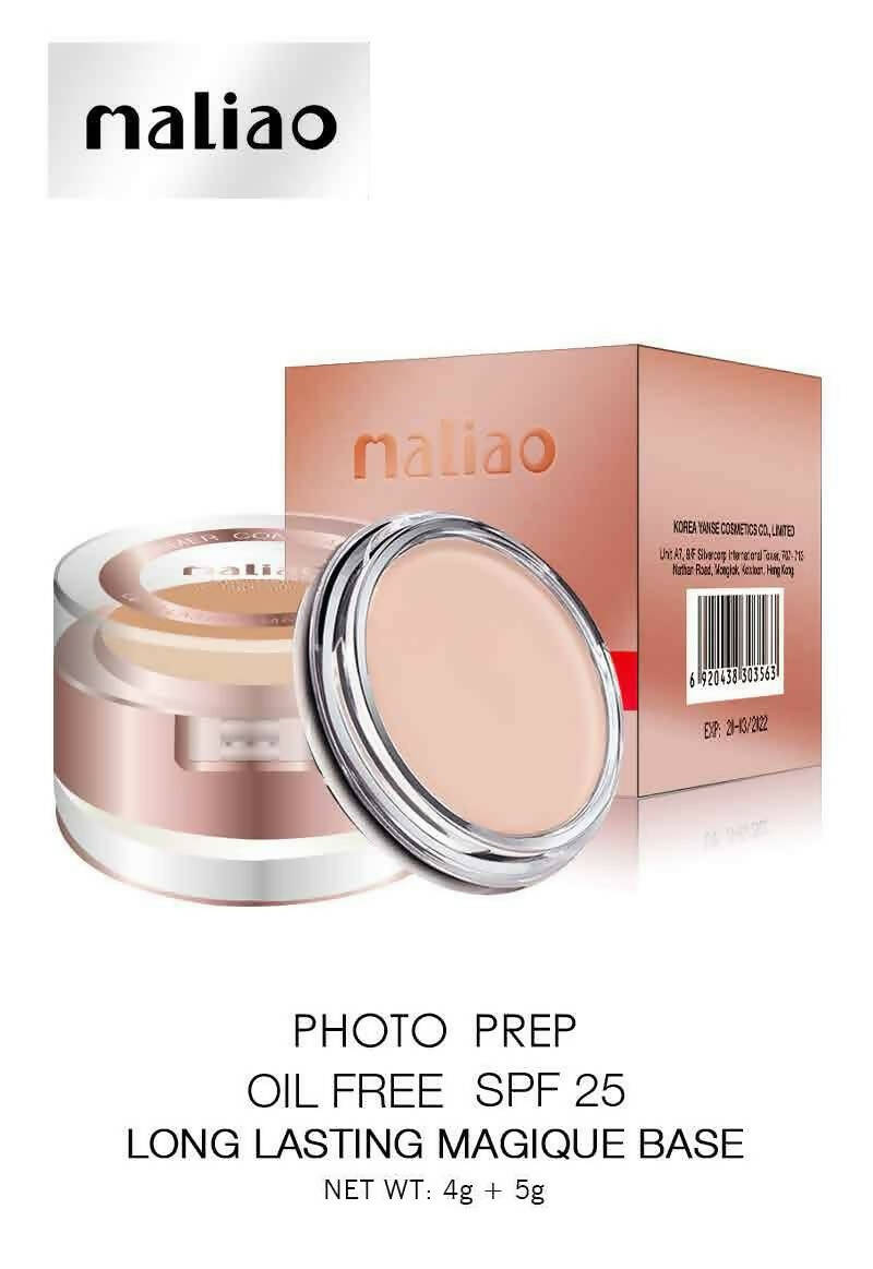 Maliao Professional Matte Look 2N1 Oil Free Primer And Concealer - Distacart