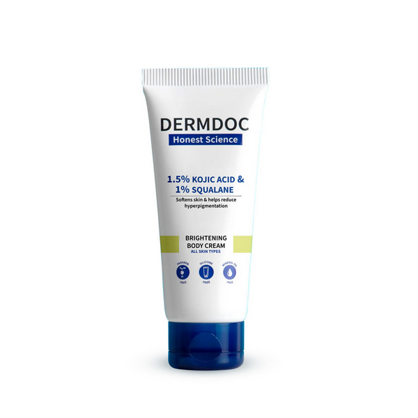 Dermdoc 1.5% Kojic Acid & 1% Squalene Brightening Body Cream - Distacart