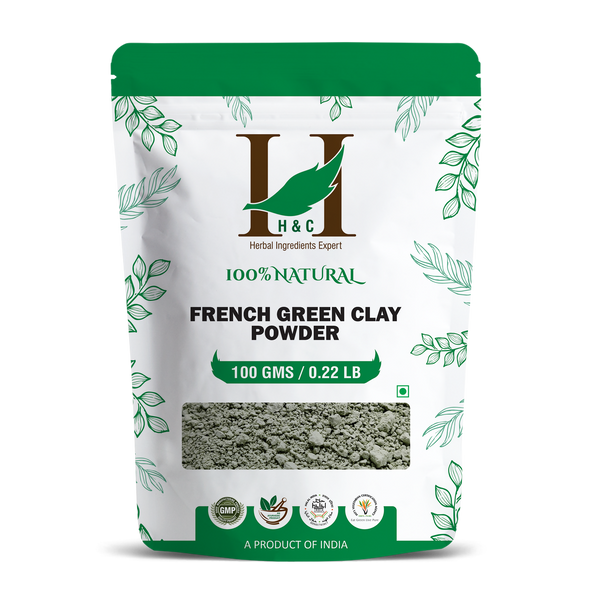 H&C Herbal French Green Clay Powder - Distacart