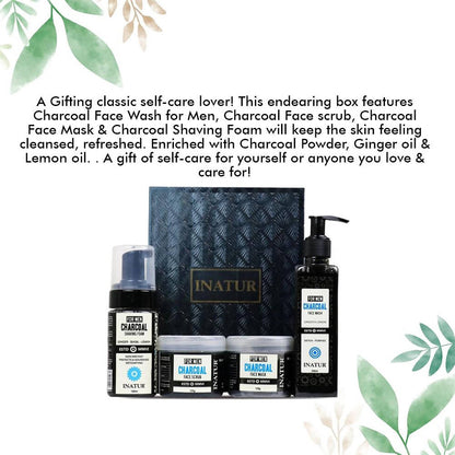 Inatur Charcoal Hamper for Men