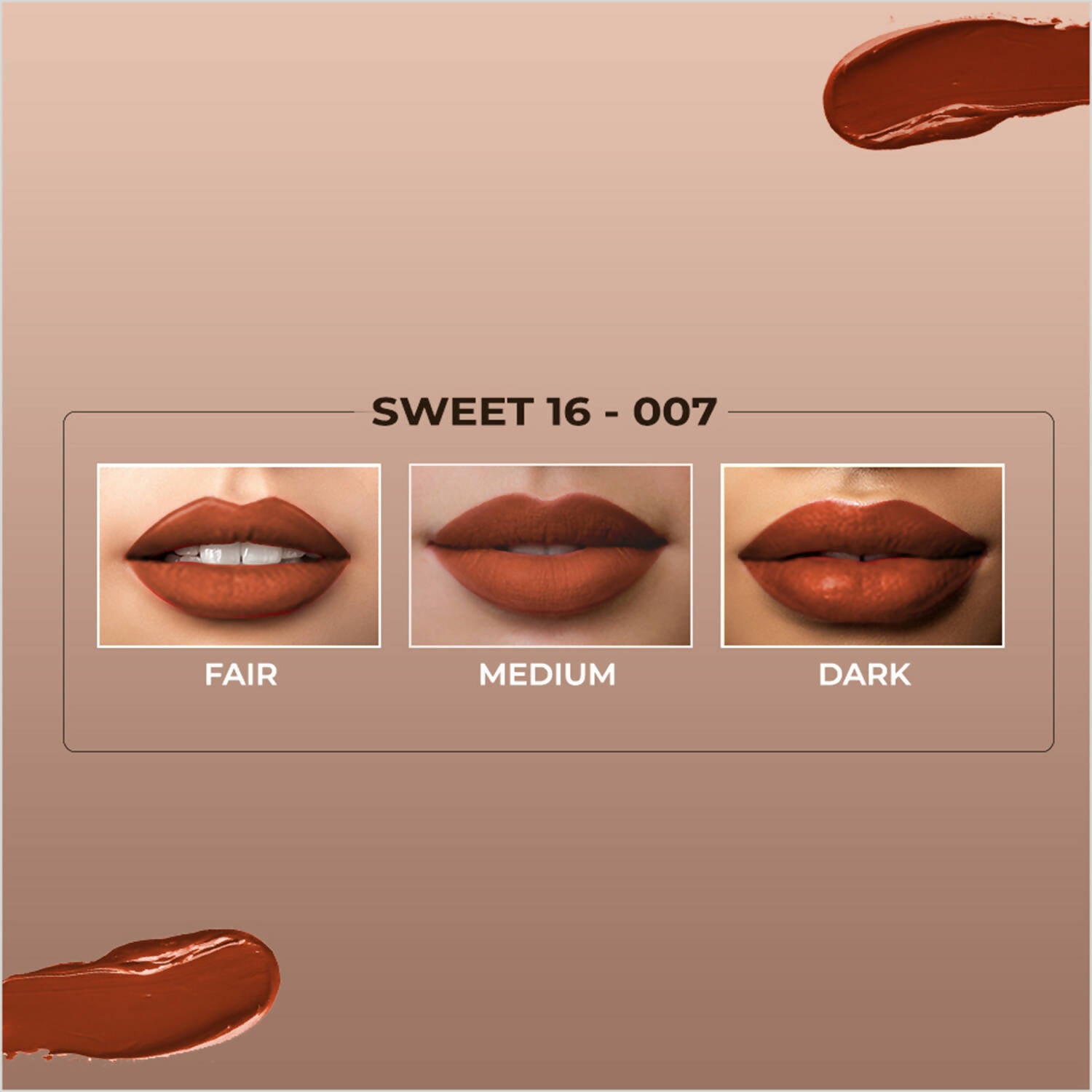 Colorbar Powerkiss Vegan Matte Lipcolor- Sweet 16 - Distacart