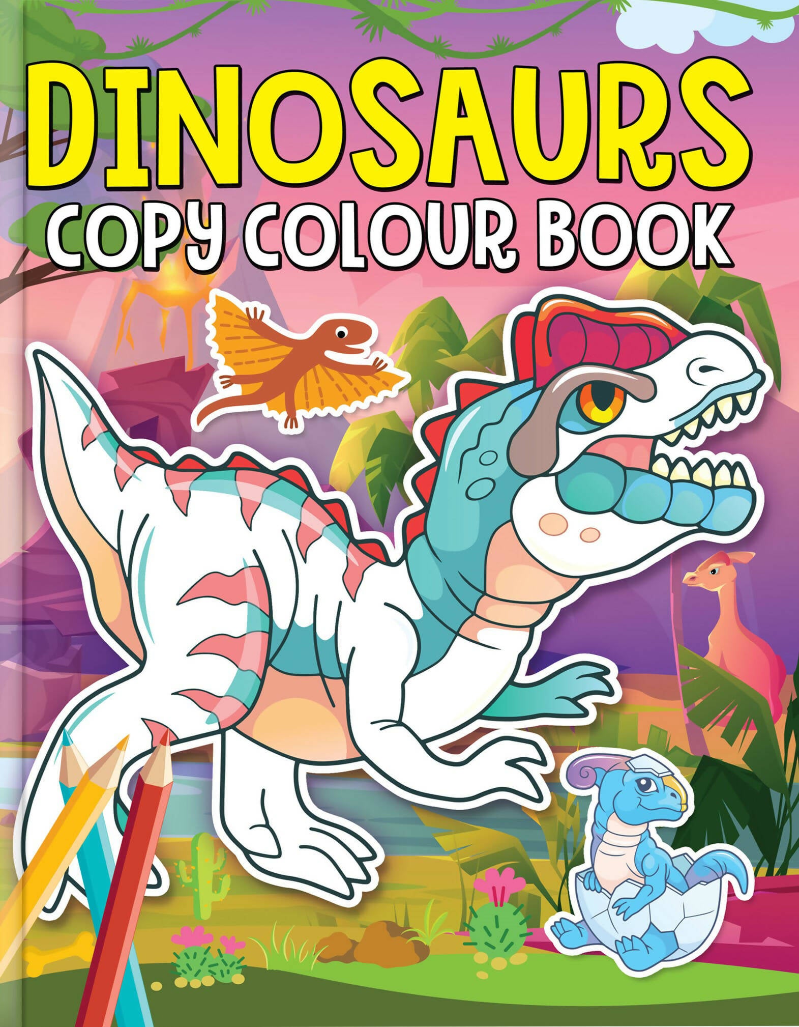 Dreamland Dinosaurs Copy Colour Book - Distacart
