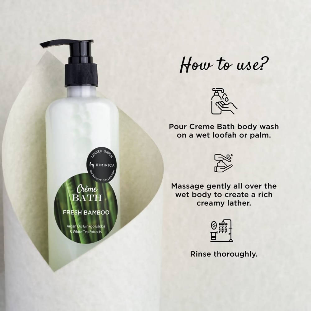 Kimirica Creme Bath Fresh Bamboo Body Wash - Distacart