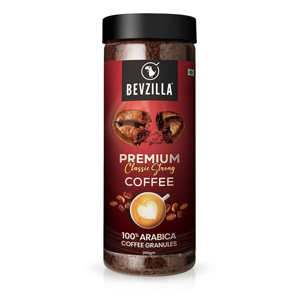 Bevzilla 100% Arabica Instant Classic Strong Coffee Powder - Distacart