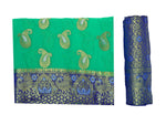 Thumbnail for Mimosa Women's Green Banarasi Chiffon Saree - Distacart