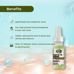 Thumbnail for Luxura Sciences Salicylic Acid 2% Face Serum, Niacinamide Serum - Distacart