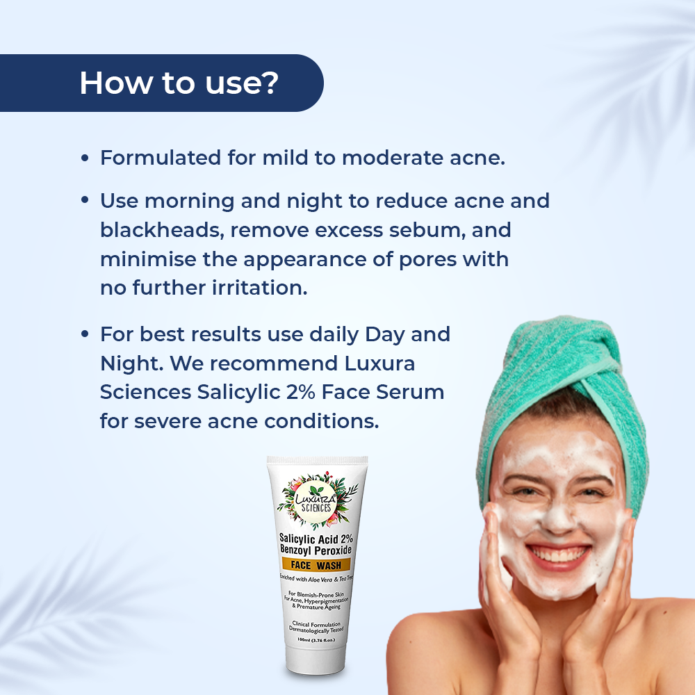 Buy Luxura Sciences Salicylic Acid 2 Face Wash with Niacinamide