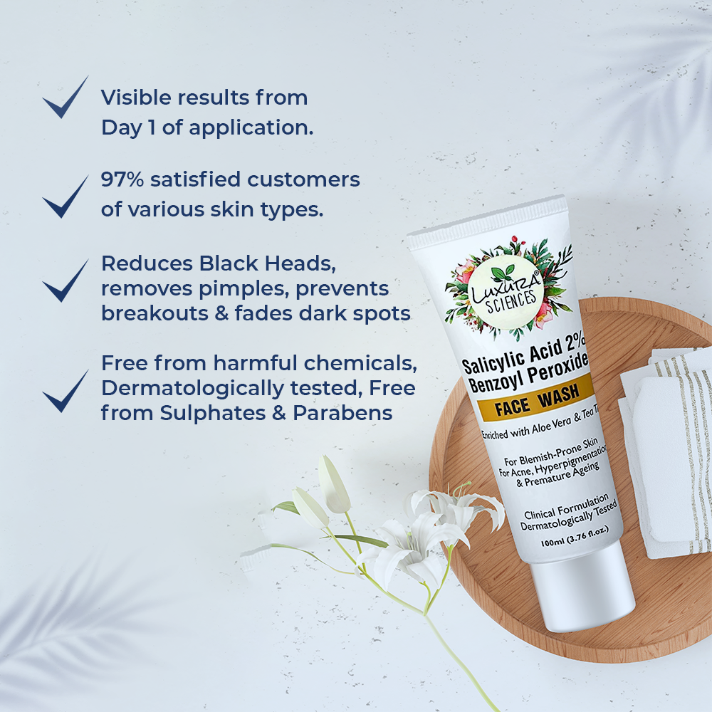 Buy Luxura Sciences Salicylic Acid 2 Face Wash with Niacinamide