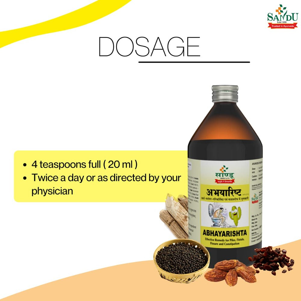 Sandu Abhayarishta dosage