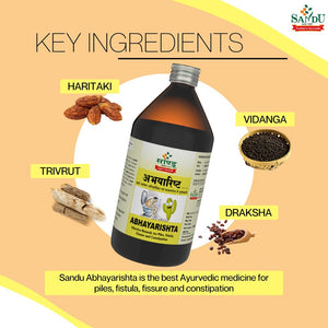 Sandu Abhayarishta ingredietns