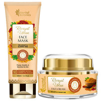 Thumbnail for Oriental Botanics Rivayat Ubtan Face Mask And Face Cream Combo