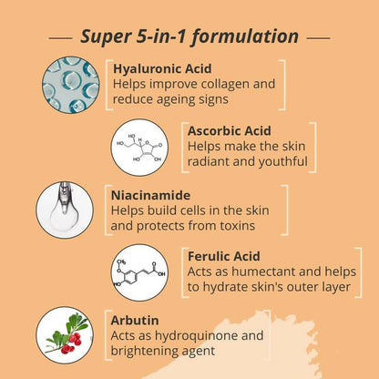 Nirvasa 20% Vitamin C Face Serum - Distacart
