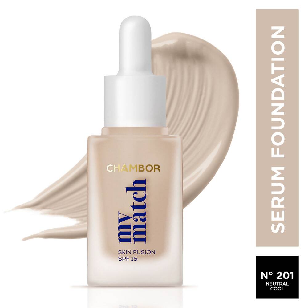Chambor My Match SPF 15 Skin Fusion Serum Foundation - 201 Neutral Cool - Distacart