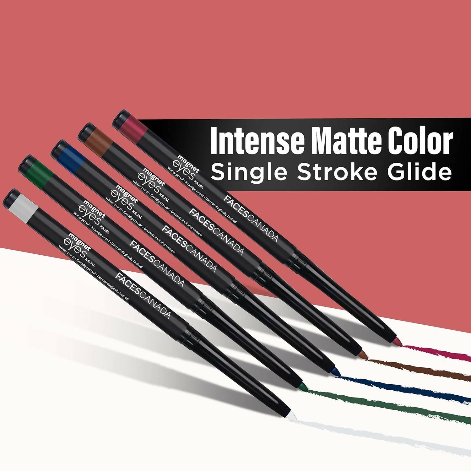 Faces Canada Magneteyes Color Kajal-White Serenity - Distacart