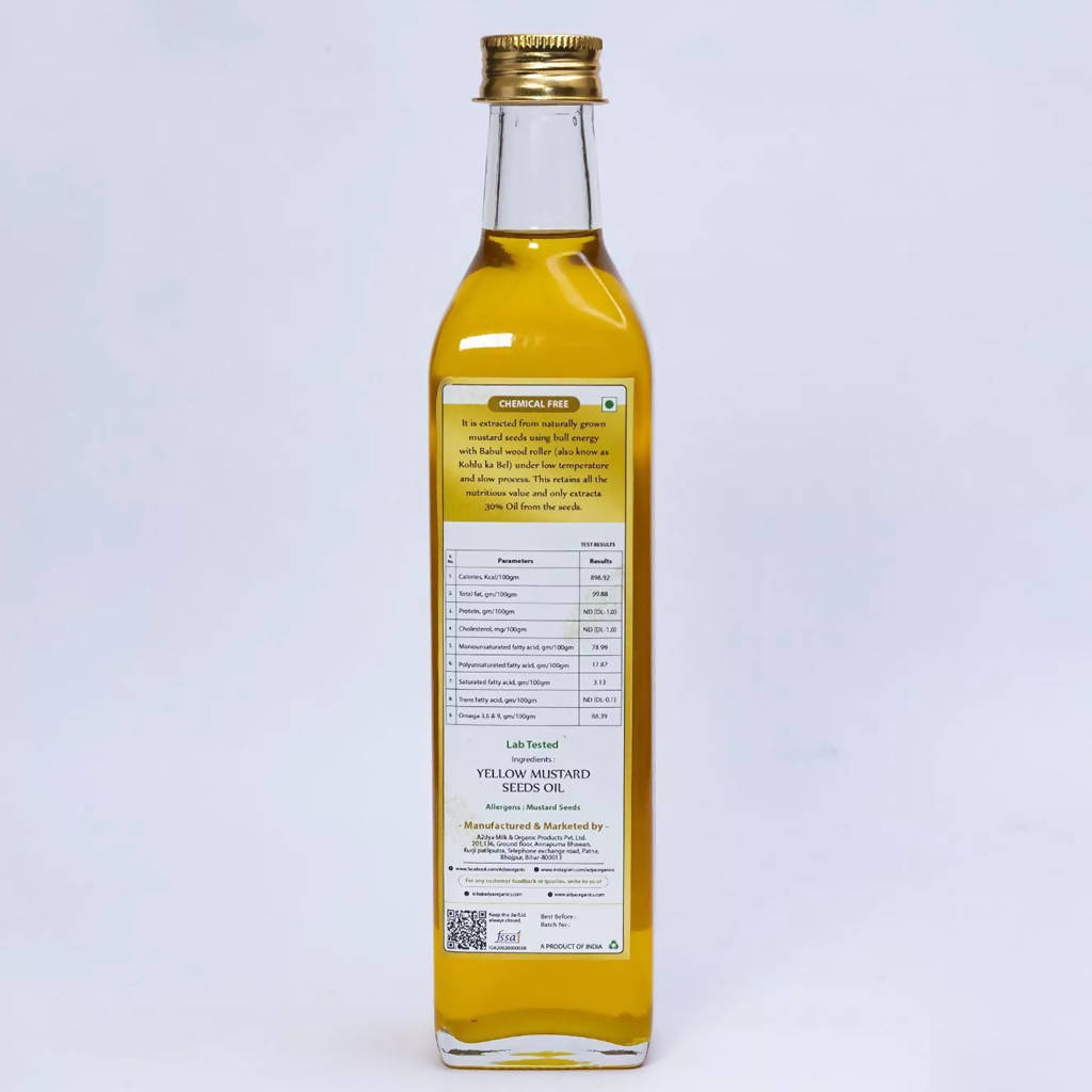 Adya Organics Organic Mustard Oil