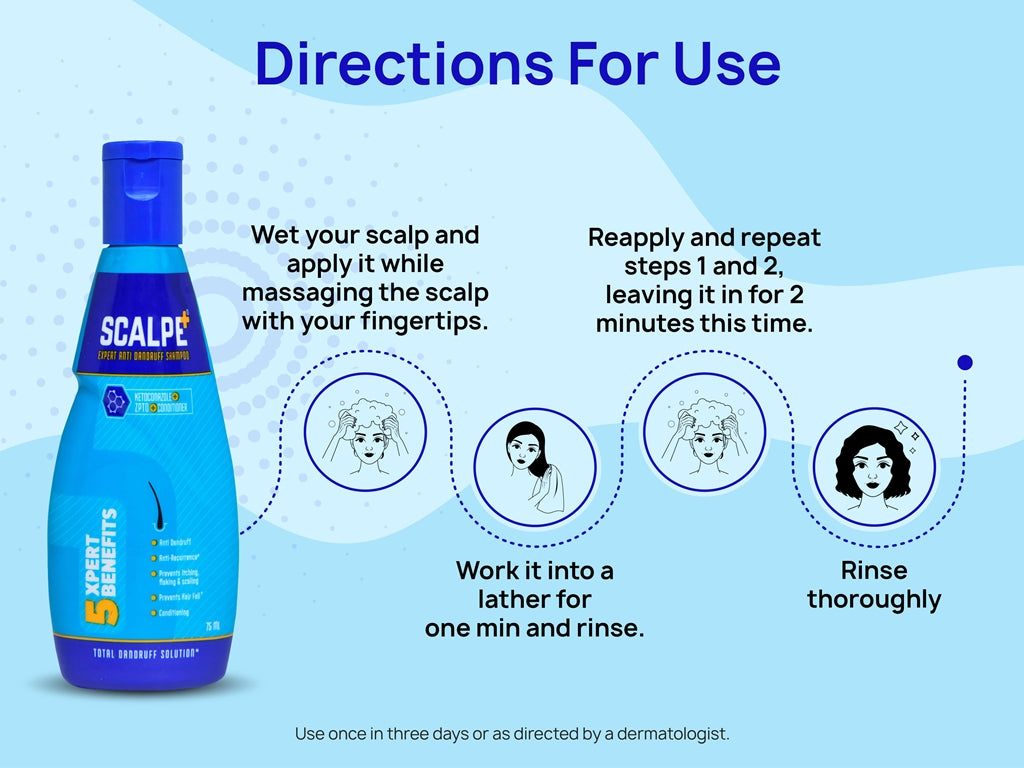 Scalpe Plus Expert Anti Dandruff Shampoo - Distacart