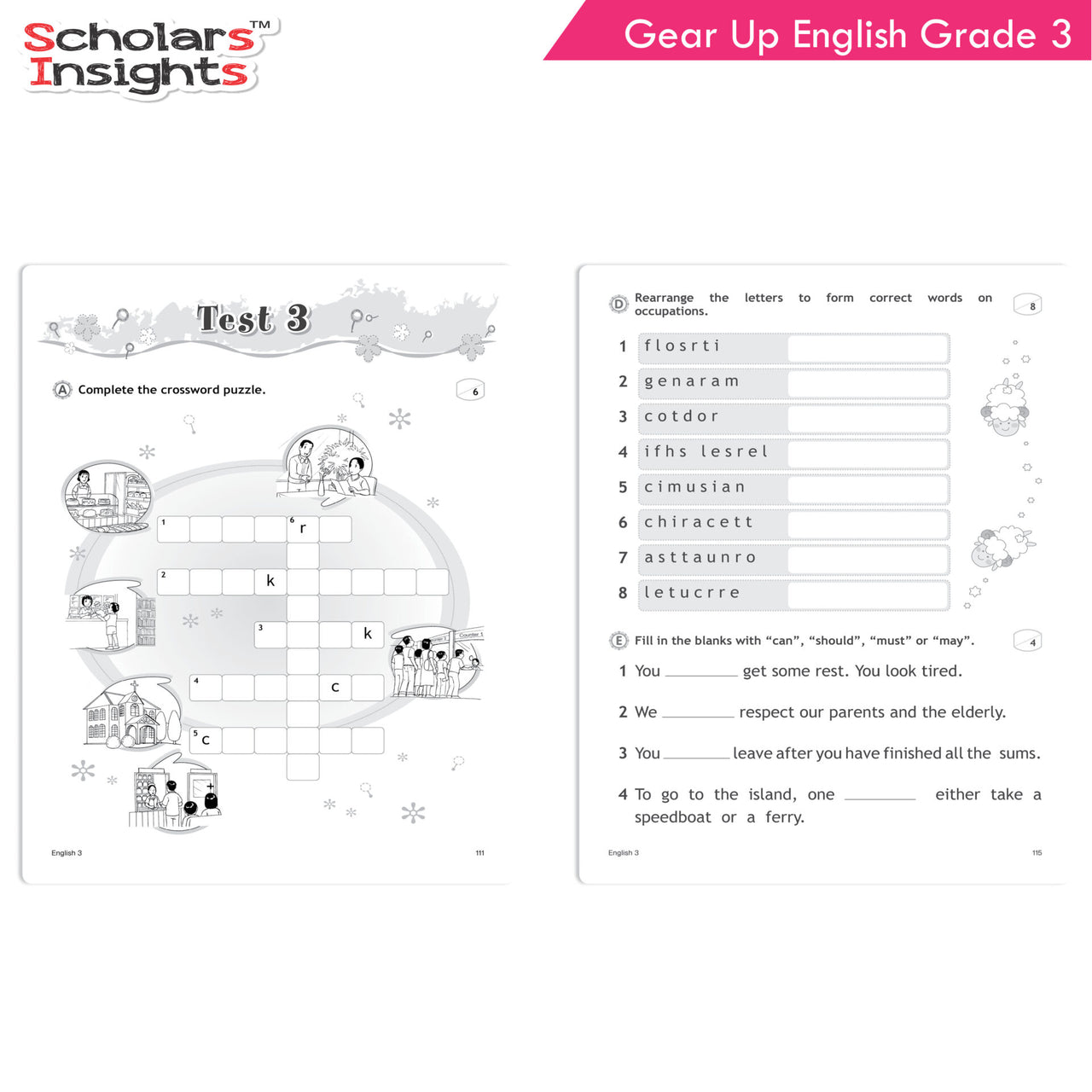 Scholars Insights Gear Up English Grade 3 - Distacart
