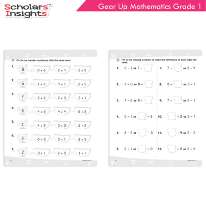 Scholars Insights Gear Up Maths Grade 1 - Distacart