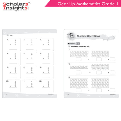 Scholars Insights Gear Up Maths Grade 1 - Distacart