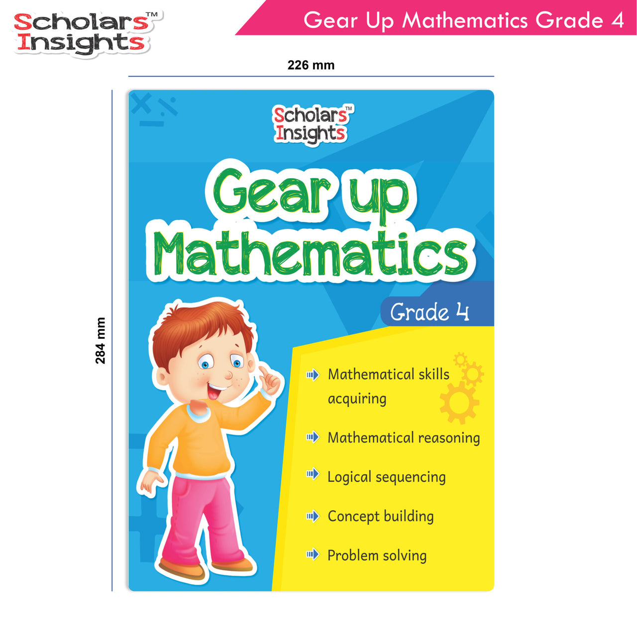 Scholars Insights Gear Up Maths Grade 4 - Distacart