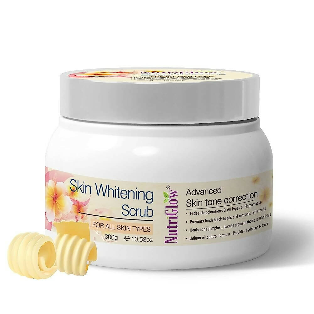 NutriGlow Skin Whitening Face Scrub - Distacart