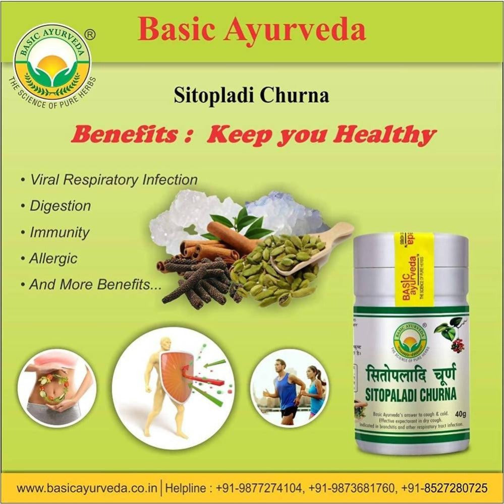 Basic Ayurveda Sitopaladi Churna Benefits