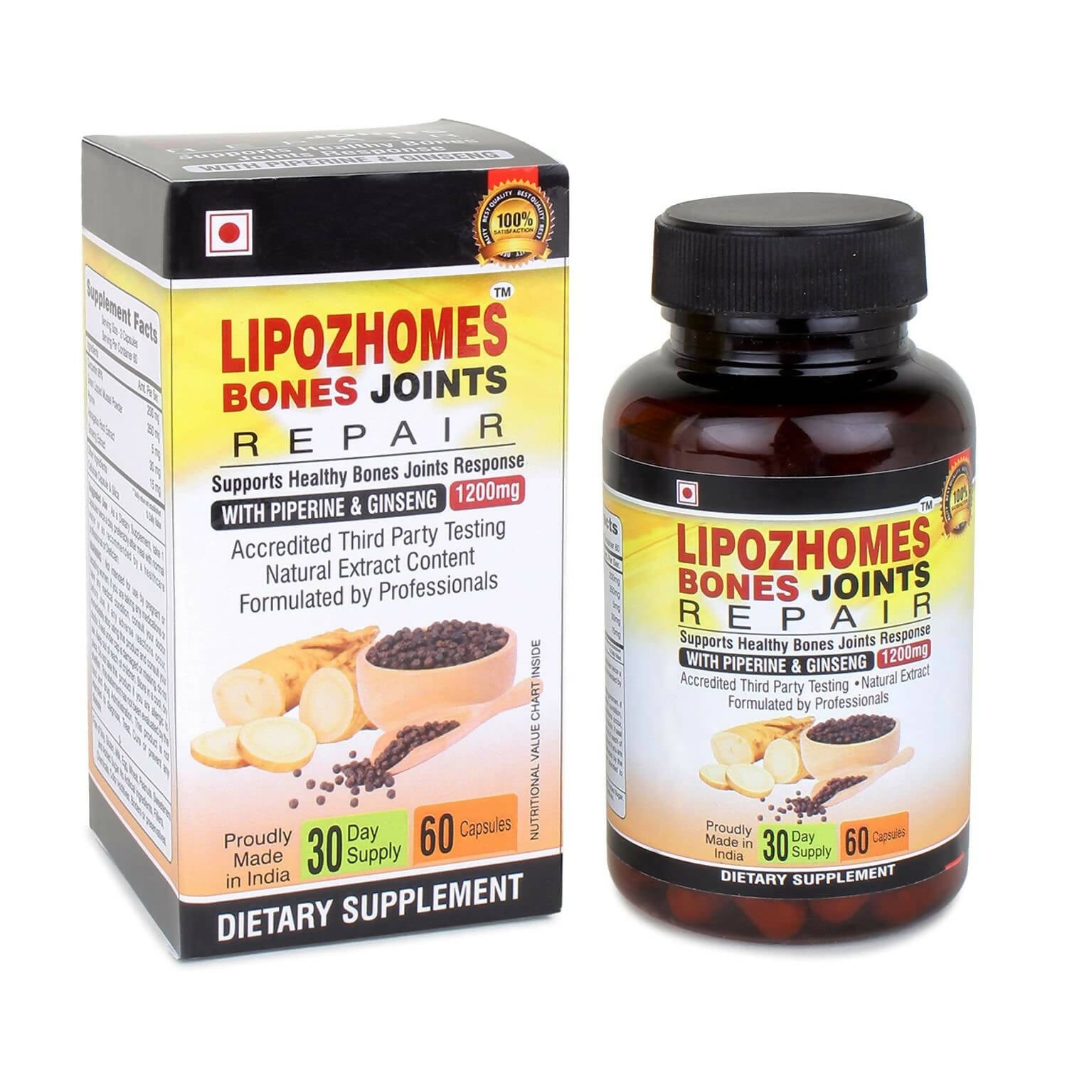 Navchetana Kendra Lipozhomes Bones and Joint Repair Capsules - Distacart