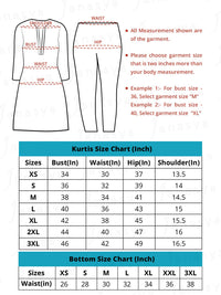 Thumbnail for Janasya Women's Turquoise Green Cotton Flex Ikkat Kurta With Pant - Distacart