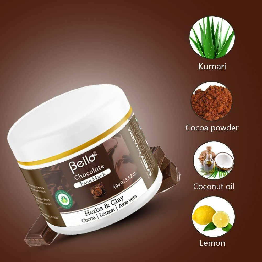 Bello Herbals Chocolate Face Mask - Distacart
