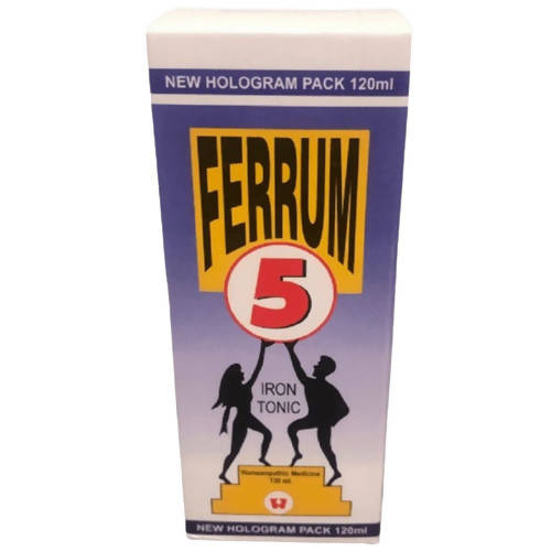 Dr. Wellmans Homeopathy Ferrum 5 Iron Tonic