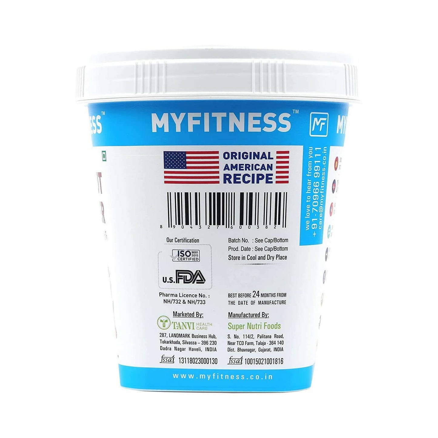 Myfitness Chocolate Peanut Butter Smooth - Distacart