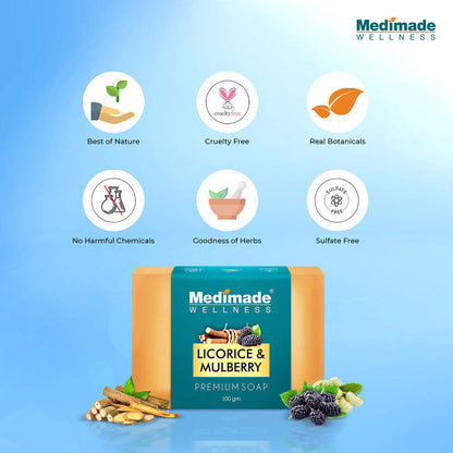 Medimade Wellness Licorice & Mulberry Premium Soap