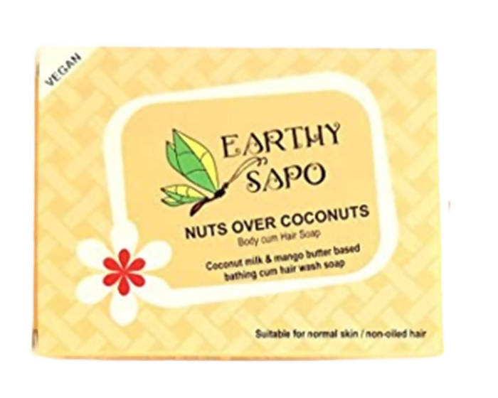 Earthy Sapo Nuts over Coconuts Body Cum Hair Soap - Distacart