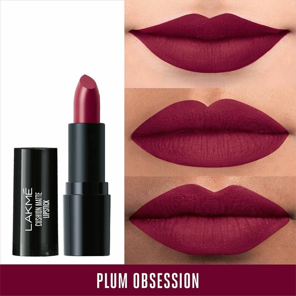 Buy Lakme Cushion Matte Lipstick Burgundy Bloom Online at Best