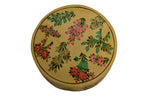 Thumbnail for Nizalia Floral Motif Embossed Cream Paper Mache Round Coasters