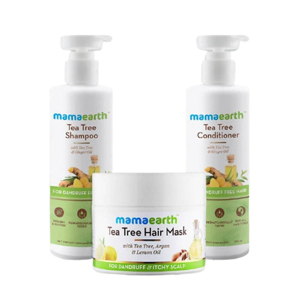 Mamaearth Tea Tree Anti-Dandruff Hair Regime Kit