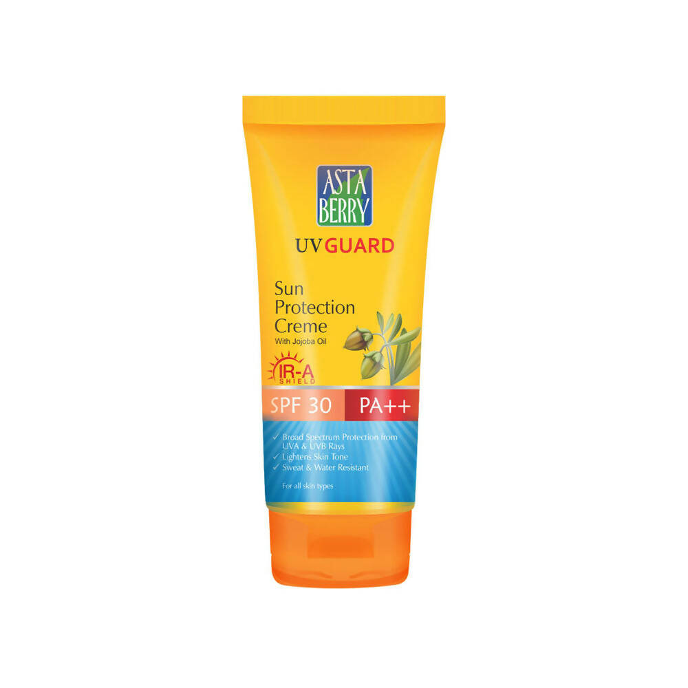 Astaberry UV Guard Sun Protection Crème SPF 30 with Jojoba Oil - Distacart