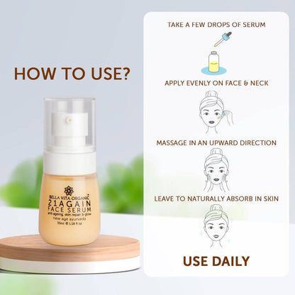 Bella Vita Organic 21 Again Face Serum - Distacart
