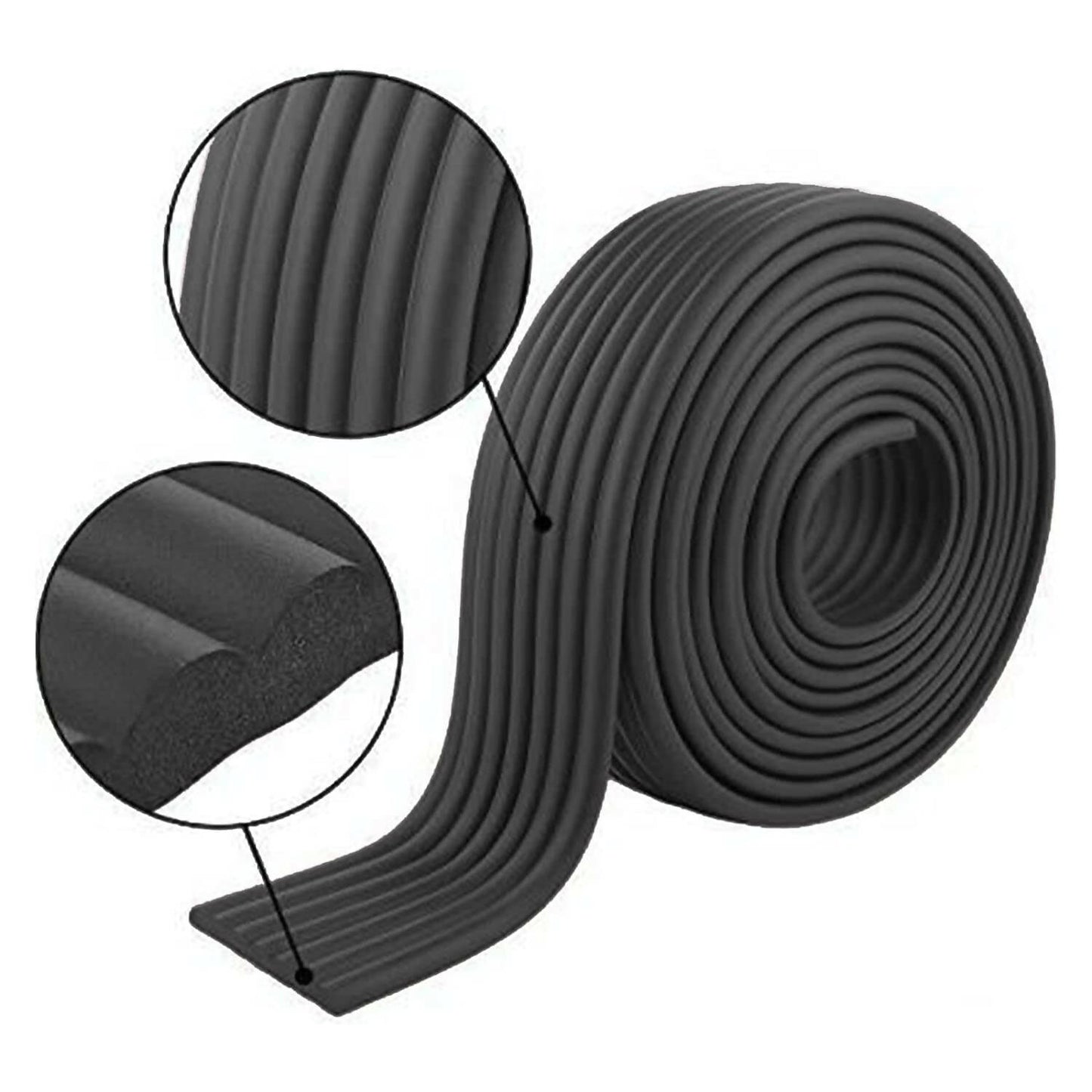 Safe-O-Kid Multi Functional 2 Meter Edge Guard, Black For Kids Protection - Distacart