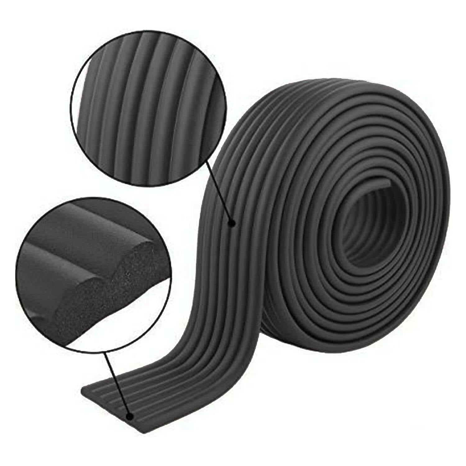 Safe-O-Kid Multi Functional 2 Meter Edge Guard, Black For Kids Protection - Distacart