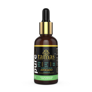 Tamas Pure Ayurveda 100% Organic Avocado Cold Pressed Carrier Oil- USDA Certified Organic- 30ML - Distacart