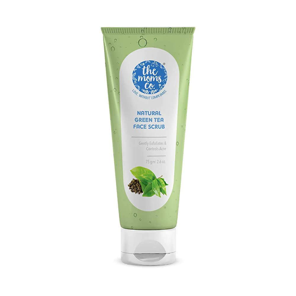 The Moms Co Natural Green Tea Face Scrub - Distacart